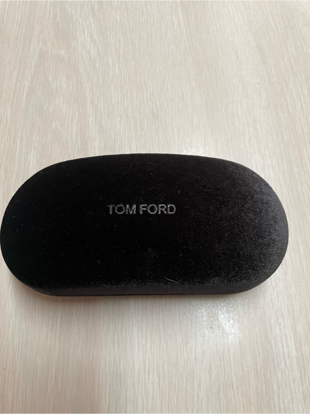 Tom Ford hard sunglasses case black velvet